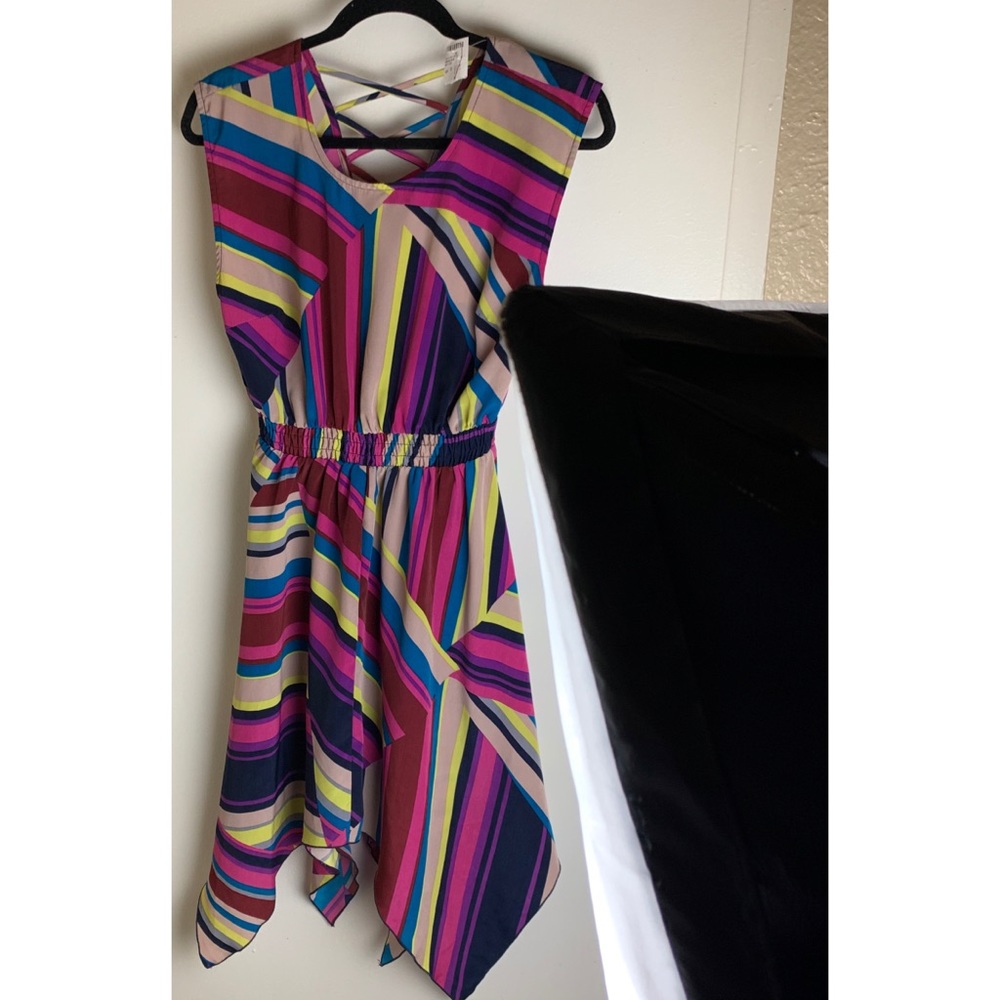 FIRE AND ICE AND NOTHING NICE! STRIPED FIRE DRESS - Picture 4 of 9